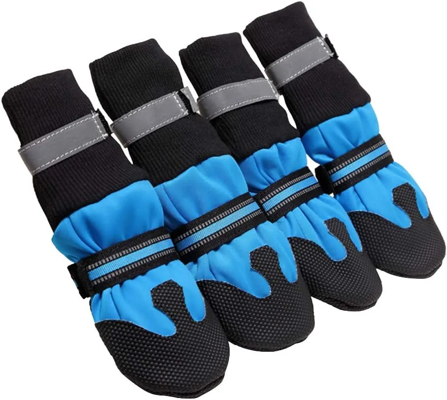 1 Set Boots for Dogs Dog Shoes Winter Boots Dog Snow Boots Paw Protector for Dogs Outdoor Boots for Small Dogs Paws Pet Boots Paw Protectors Pet Shoes Travel Snow Shoes Non-Slip