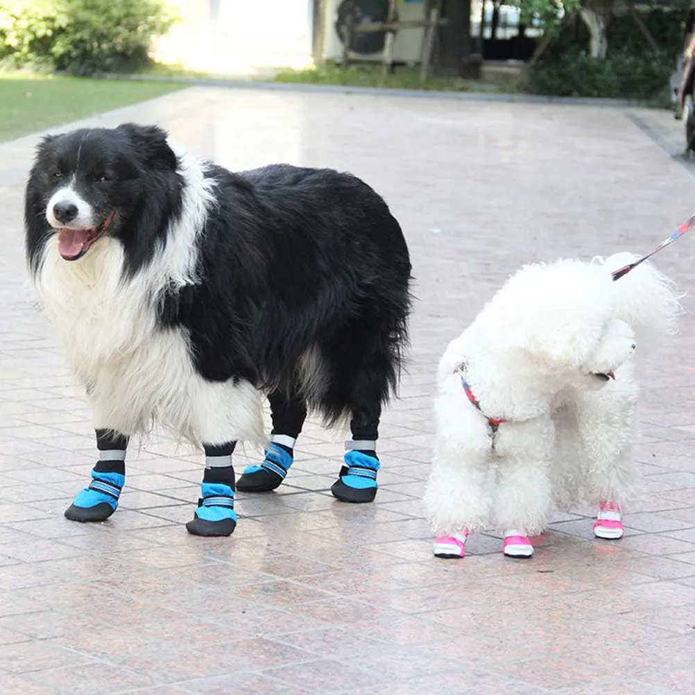 1 Set Boots for Dogs Dog Shoes Winter Boots Dog Snow Boots Paw Protector for Dogs Outdoor Boots for Small Dogs Paws Pet Boots Paw Protectors Pet Shoes Travel Snow Shoes Non-Slip
