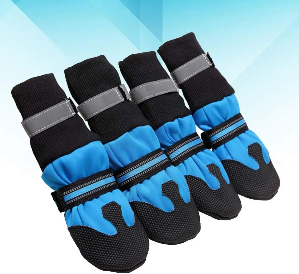 1 Set Boots for Dogs Dog Shoes Winter Boots Dog Snow Boots Paw Protector for Dogs Outdoor Boots for Small Dogs Paws Pet Boots Paw Protectors Pet Shoes Travel Snow Shoes Non-Slip