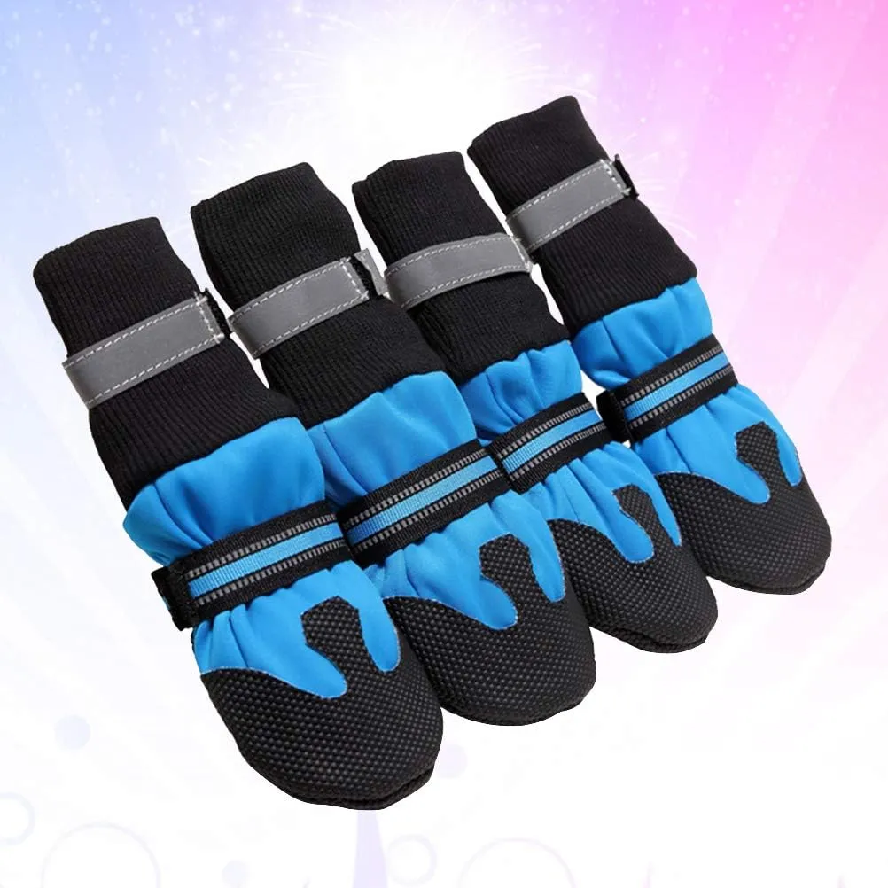 1 Set Boots for Dogs Dog Shoes Winter Boots Dog Snow Boots Paw Protector for Dogs Outdoor Boots for Small Dogs Paws Pet Boots Paw Protectors Pet Shoes Travel Snow Shoes Non-Slip