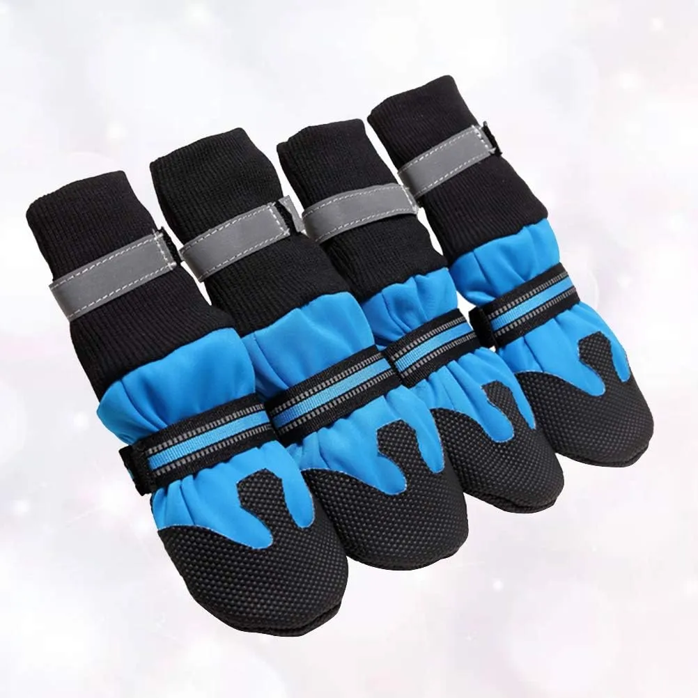 1 Set Boots for Dogs Dog Shoes Winter Boots Dog Snow Boots Paw Protector for Dogs Outdoor Boots for Small Dogs Paws Pet Boots Paw Protectors Pet Shoes Travel Snow Shoes Non-Slip