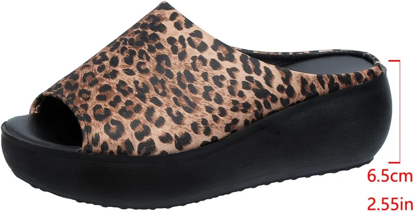 2025 New Summer Comfortable Orthotic Leather Wedges, Orthopedic Sandals for Women, Comfortable Arch Support Slides