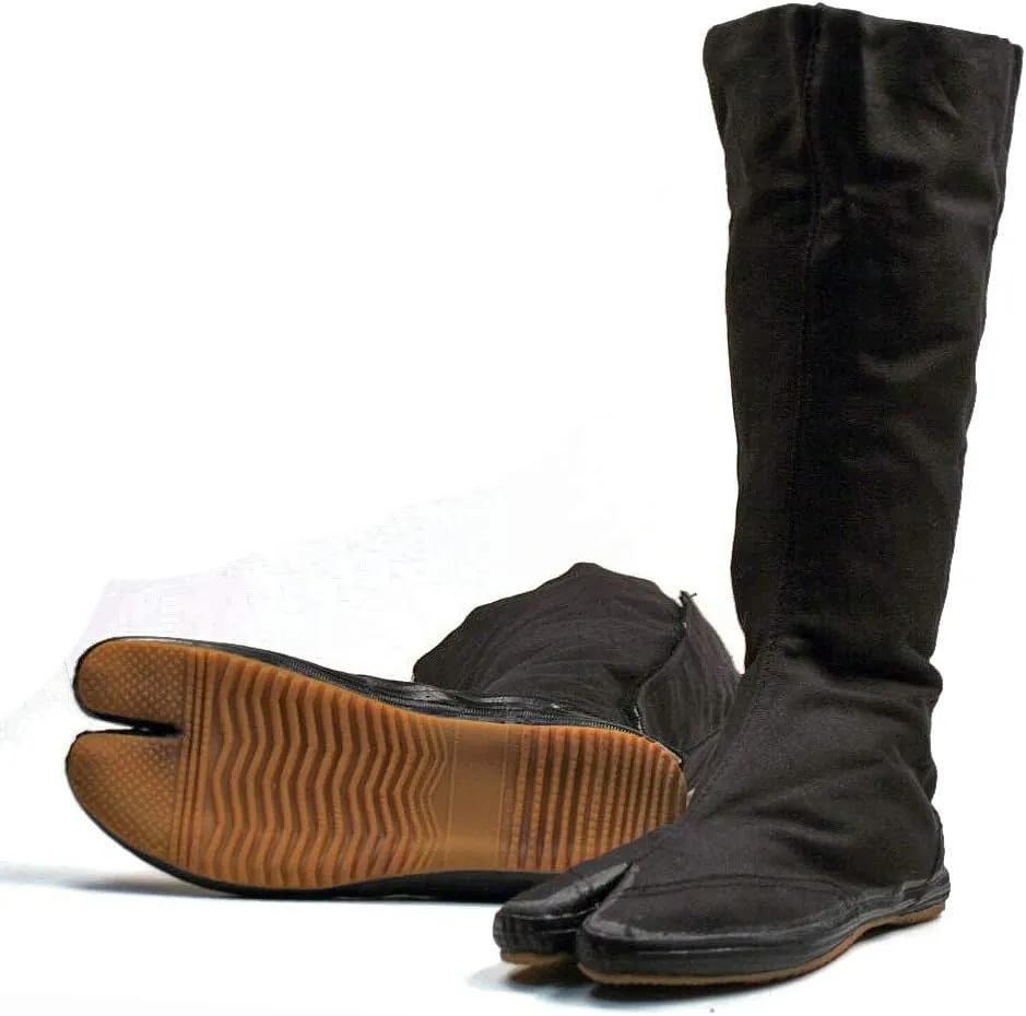 Ace Martial Arts Supply Ninja Tabi Boots, Black Jikatabi (Outdoor Tabi)