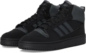 adidas Unisex Break Start Mid Top Winterized Basketball Sneaker, Black/Grey/Black, 12 US Men