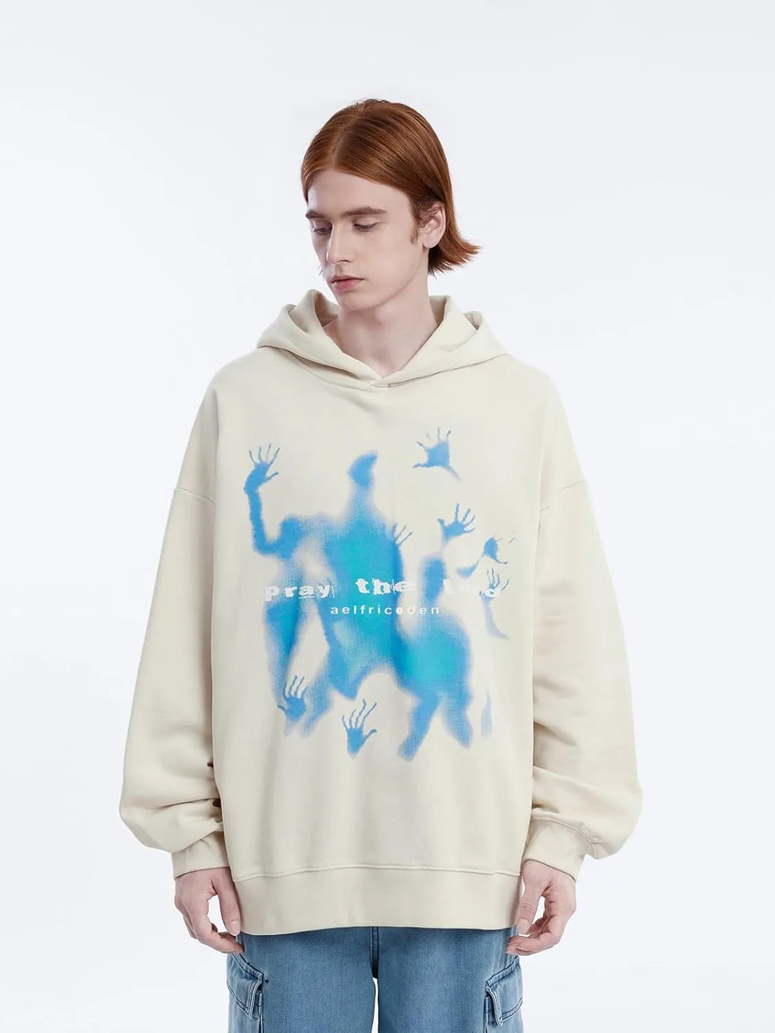 Aelfric Eden Graphic Hoodies Vintage Printed Hoodie Sweatshirt Casual Oversized Long Sleeve Streetwear Hooded Pullover