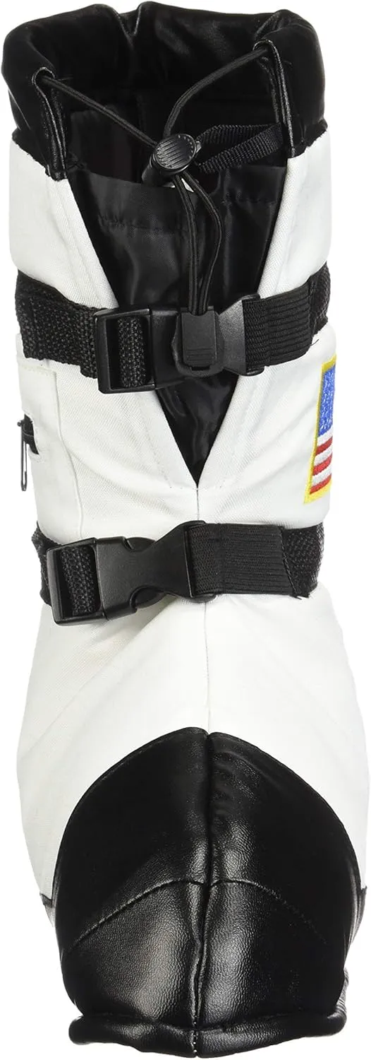 Aeromax Astronaut Boots, Size Large, White, with NASA patches