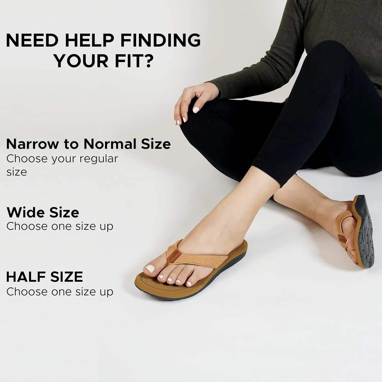 AEROTHOTIC Flip Flops Arch Support Womens – Slip On Recovery Plantar Fasciitis Relief Orthotic Slippers – Lightweight Thong Cushioning Sandals Women – Indoor Outdoor Beach Yoga Mat Footbed Footwear