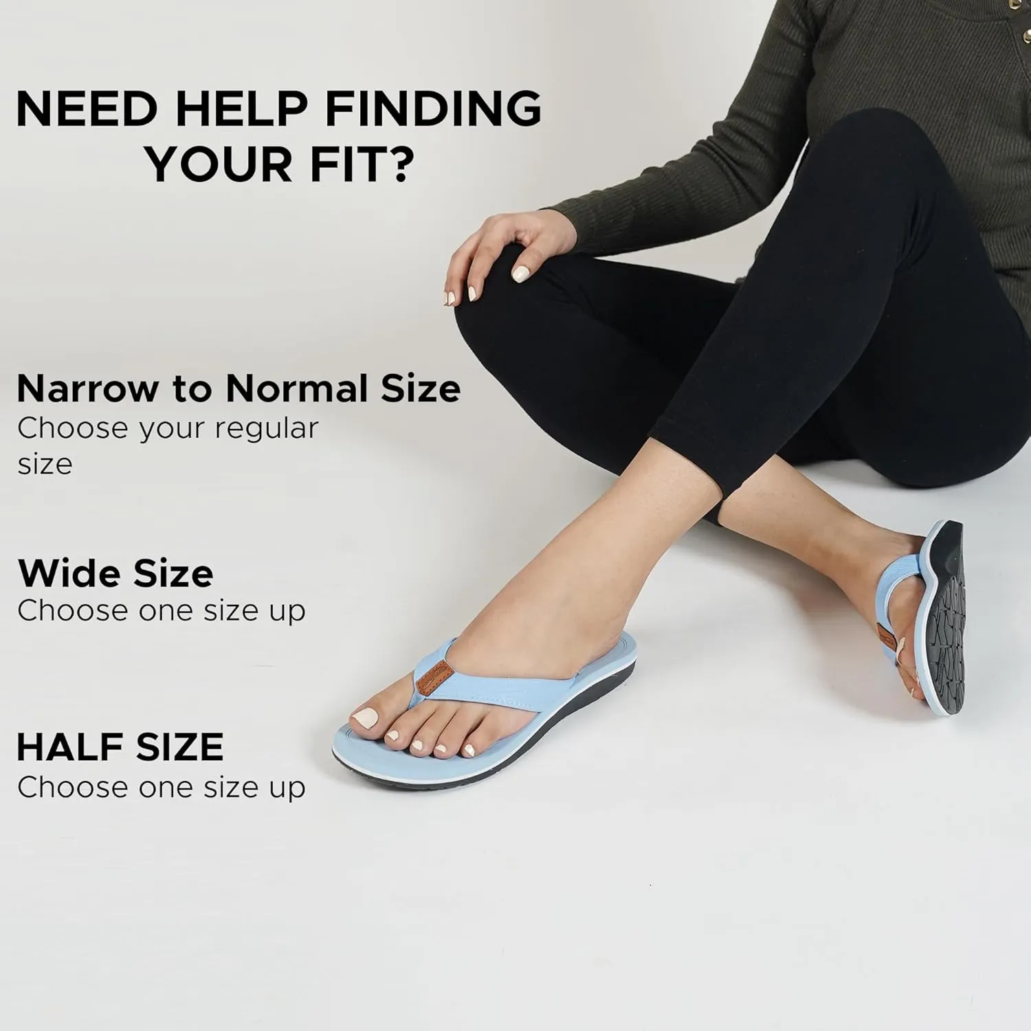 AEROTHOTIC Flip Flops Arch Support Womens – Slip On Recovery Plantar Fasciitis Relief Orthotic Slippers – Lightweight Thong Cushioning Sandals Women – Indoor Outdoor Beach Yoga Mat Footbed Footwear