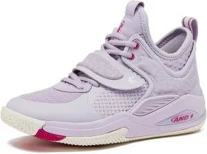 AND1 Girls & Boys Basketball Shoes, Boys High Top Sneakers, Size Little Kid 1 to Big Kid 7 - Cool Basketball Shoes for Kids and Youth