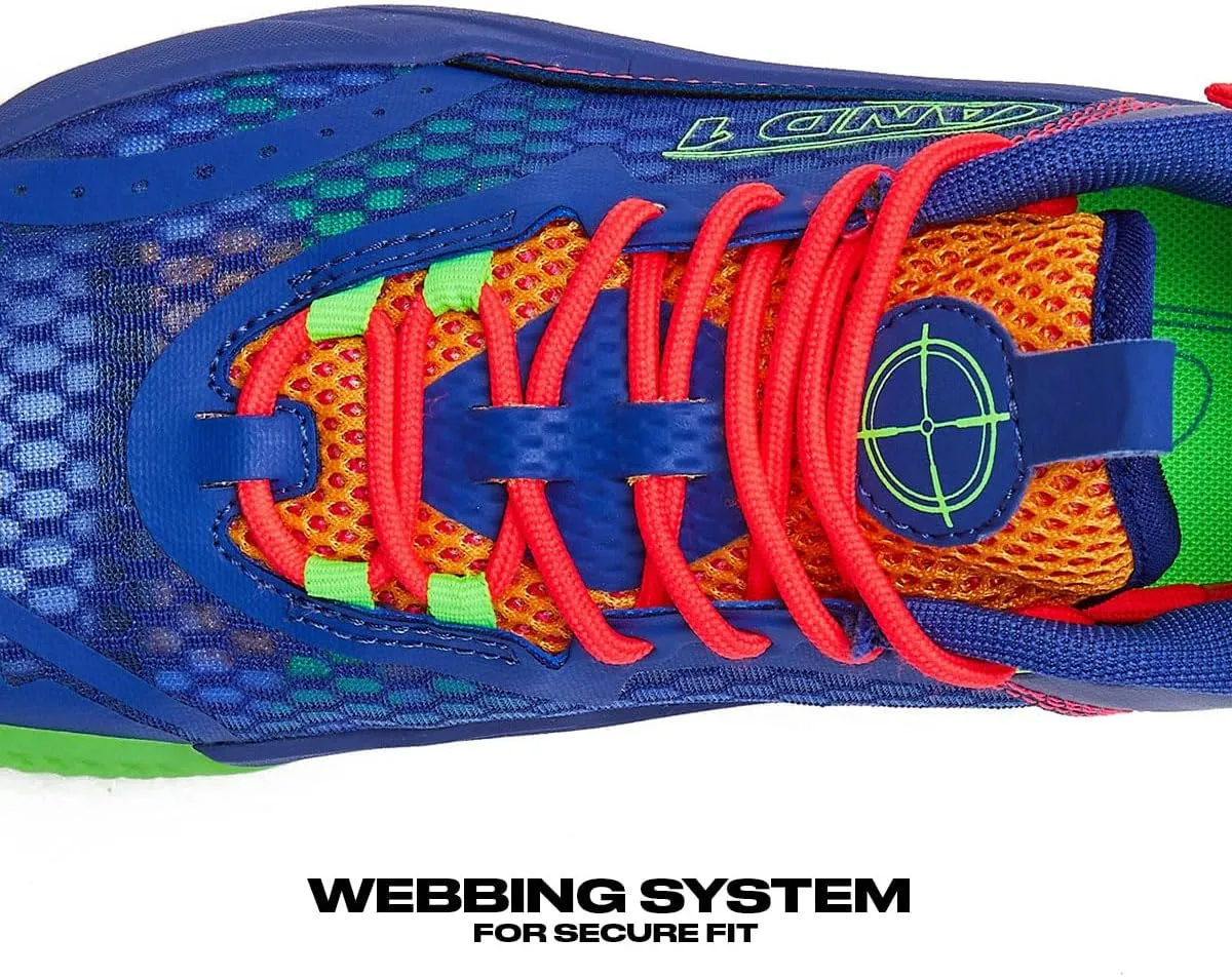 AND1 Girls & Boys Basketball Shoes, Boys High Top Sneakers, Size Little Kid 1 to Big Kid 7 - Cool Basketball Shoes for Kids and Youth