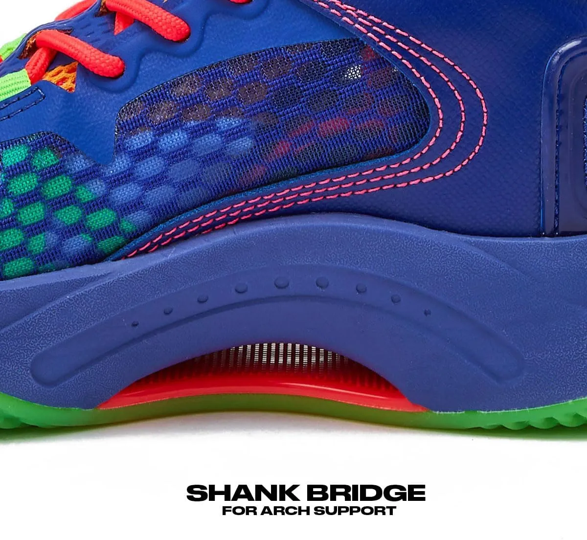 AND1 Girls & Boys Basketball Shoes, Boys High Top Sneakers, Size Little Kid 1 to Big Kid 7 - Cool Basketball Shoes for Kids and Youth