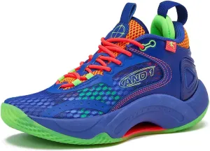AND1 Girls & Boys Basketball Shoes, Boys High Top Sneakers, Size Little Kid 1 to Big Kid 7 - Cool Basketball Shoes for Kids and Youth