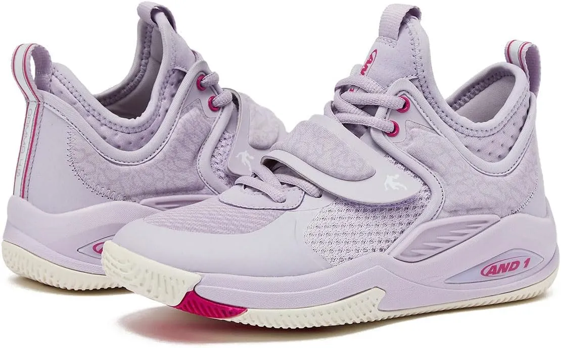 AND1 Girls & Boys Basketball Shoes, Boys High Top Sneakers, Size Little Kid 1 to Big Kid 7 - Cool Basketball Shoes for Kids and Youth
