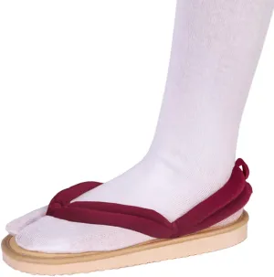 Anime Cosplay Clog Shoes Tanjiro Sandals Japanese Slippers Wooden Shoes with Socks