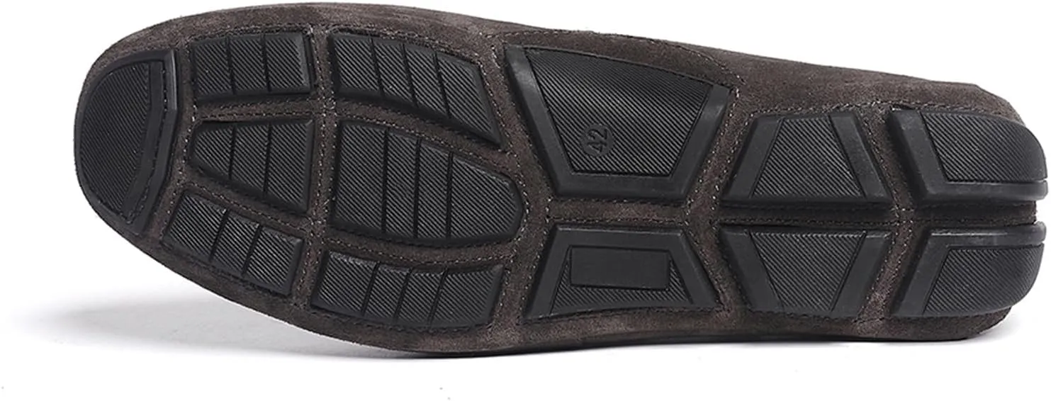 Anthony Veer Cruise Driver Penny Loafers for Men | Slip-On | Tubular Construction | Leather Lining | Ortholite Cushioned Footbed | Rubber Outsole