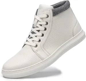 Arkbird Leather Loafers, Casual Slip-On Sneaker Shoes for Men