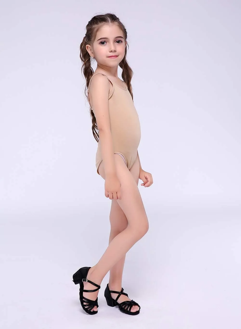 Ballroom Dance Shoes Latin Wedding Party Performance Sandals for Girls