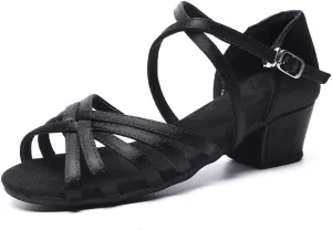 Ballroom Dance Shoes Latin Wedding Party Performance Sandals for Girls