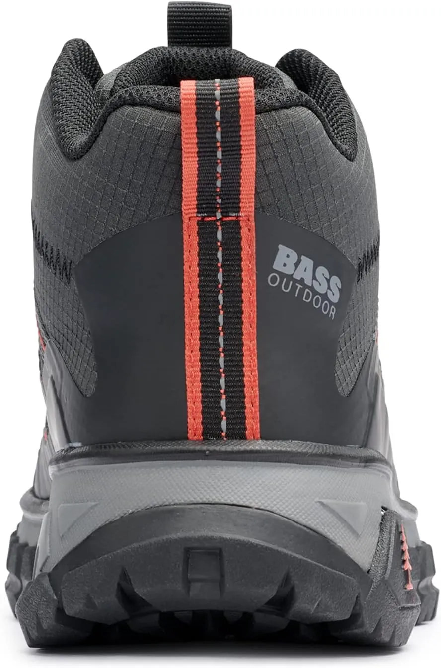 BASS OUTDOOR Women's Peak Webbing Hiker M Ankle Boot