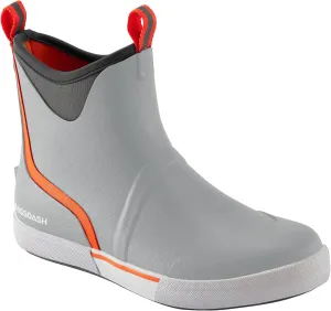 BASSDASH Men’s 6" Waterproof Deck Boots with Breathable Lining Anti-slip Neoprene Rubber Ankle Rain Boots for Fishing Boating