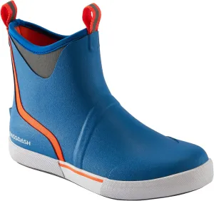 BASSDASH Men’s 6" Waterproof Deck Boots with Breathable Lining Anti-slip Neoprene Rubber Ankle Rain Boots for Fishing Boating