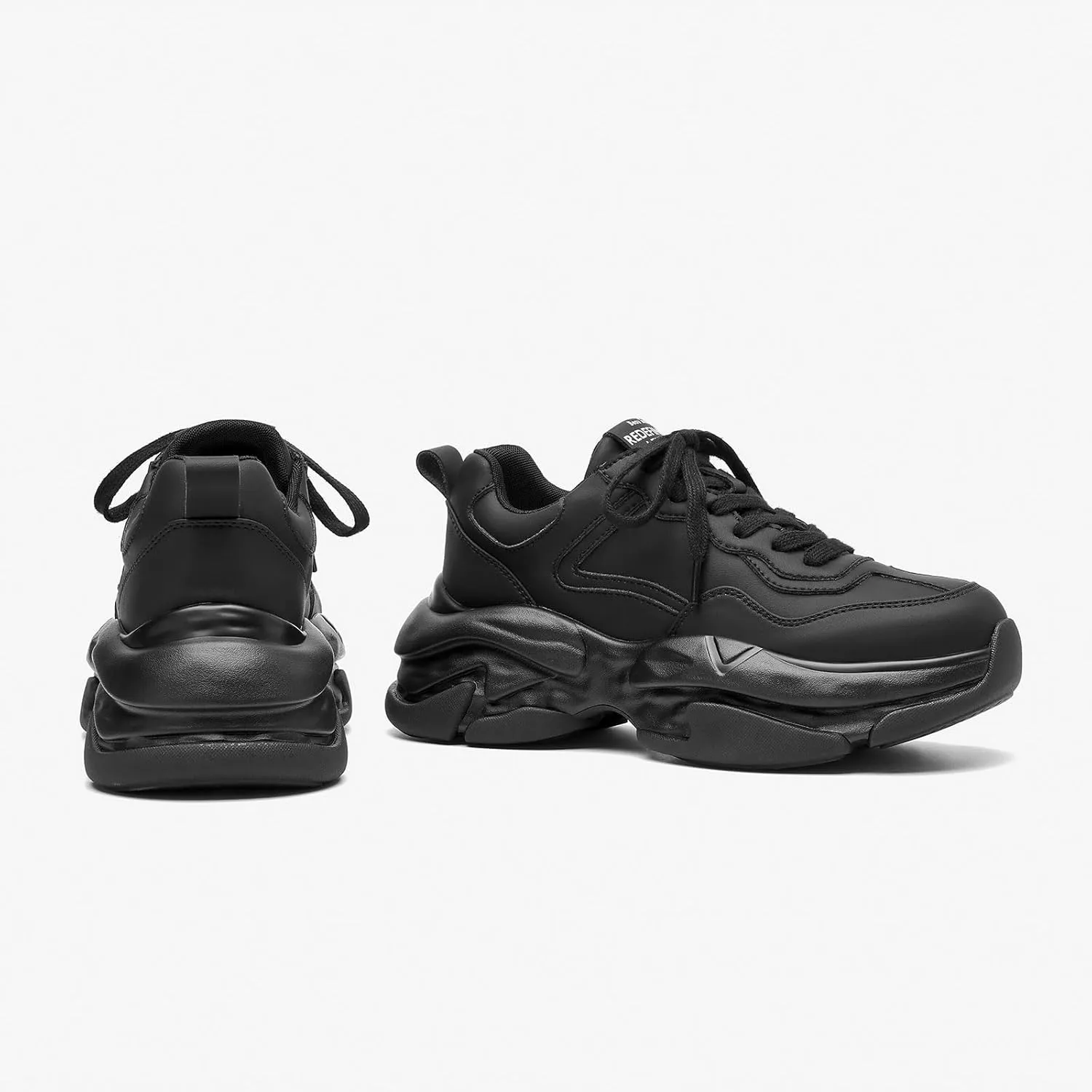 BEAU TODAY Womens Fashion Platform Sneakers, Chunky Sneakers for Women, Cute Retro Dad Shoes for Walking Tennis