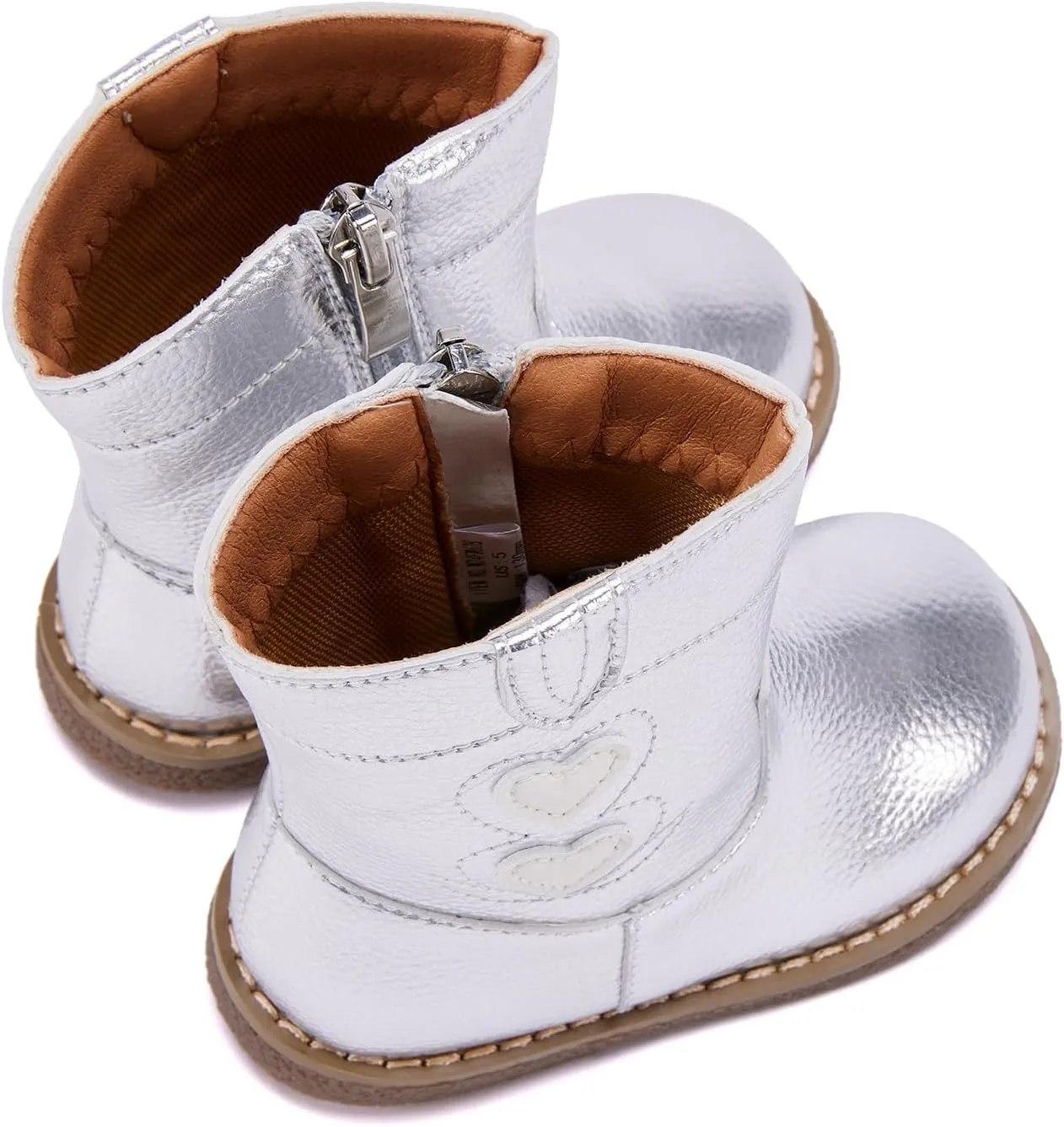 BMCiTYBM Baby Cowboy Cowgirl Boots Infant Western Boots Toddler Boys Girls Round Toe Riding Mid Calf Boots All Seasons for 6 9 12 18 24 Months