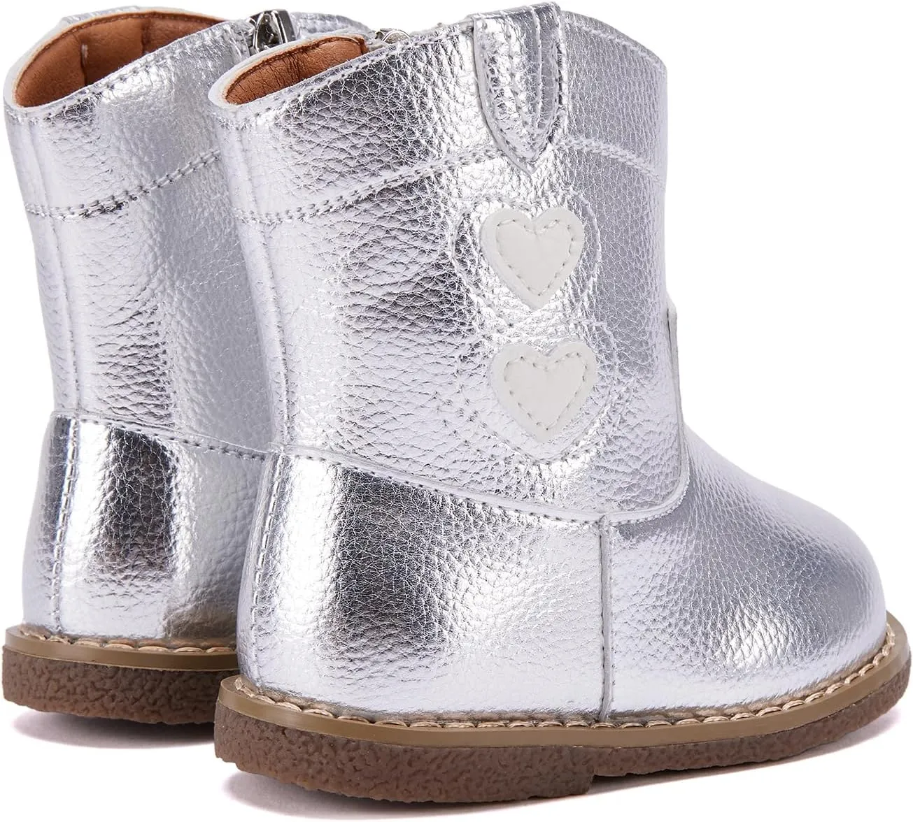 BMCiTYBM Baby Cowboy Cowgirl Boots Infant Western Boots Toddler Boys Girls Round Toe Riding Mid Calf Boots All Seasons for 6 9 12 18 24 Months