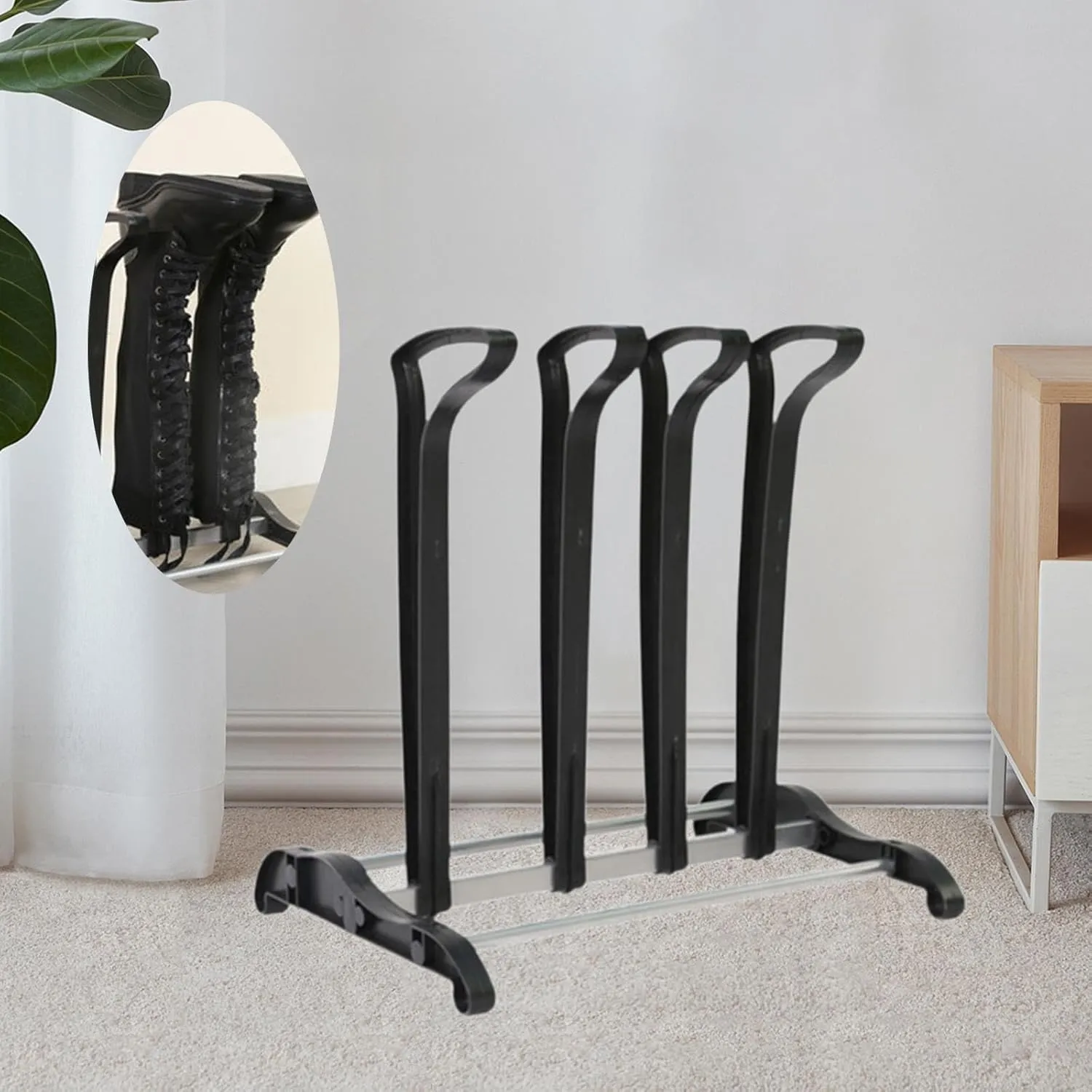 Boots Rack Tall Boots Storage Stand Easily Installation Iron Boot Organizer Boot Rack Organizer for Dorm Room Closet Bedroom, 43cmx30cmx39cm