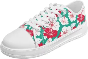 Canvas Shoes for Women Low Top Casual White Black Sneakers Womens Lace Up Fashion Comfortable Walking Shoes