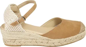 Canvas Wedge Women's Sandals with 2 Inch Heel and Breathable Cotton Canvas Upper and 100% Natural Jute Midsole for All Casual Occasions