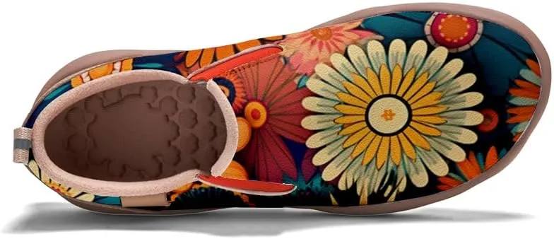 Casual Shoes for Women Art Painted Sneakers Slip On Round Toe Lightweight Comfort Loafers