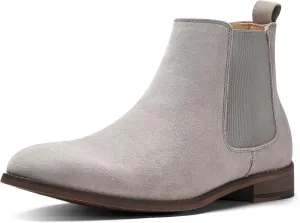 CGRRBW Men's Chelsea Boots Suede Leather Casual Boots for Men