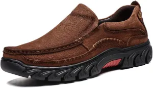 CHICLOVEY Men's Slip-on Driving Boat Shoes Casual Walking Loafers for Office Work