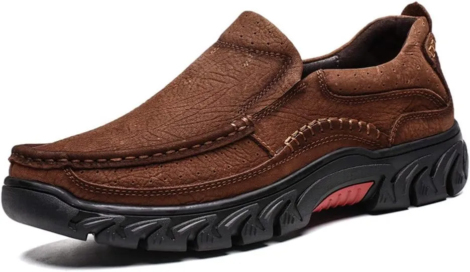 CHICLOVEY Men's Slip-on Driving Boat Shoes Casual Walking Loafers for Office Work