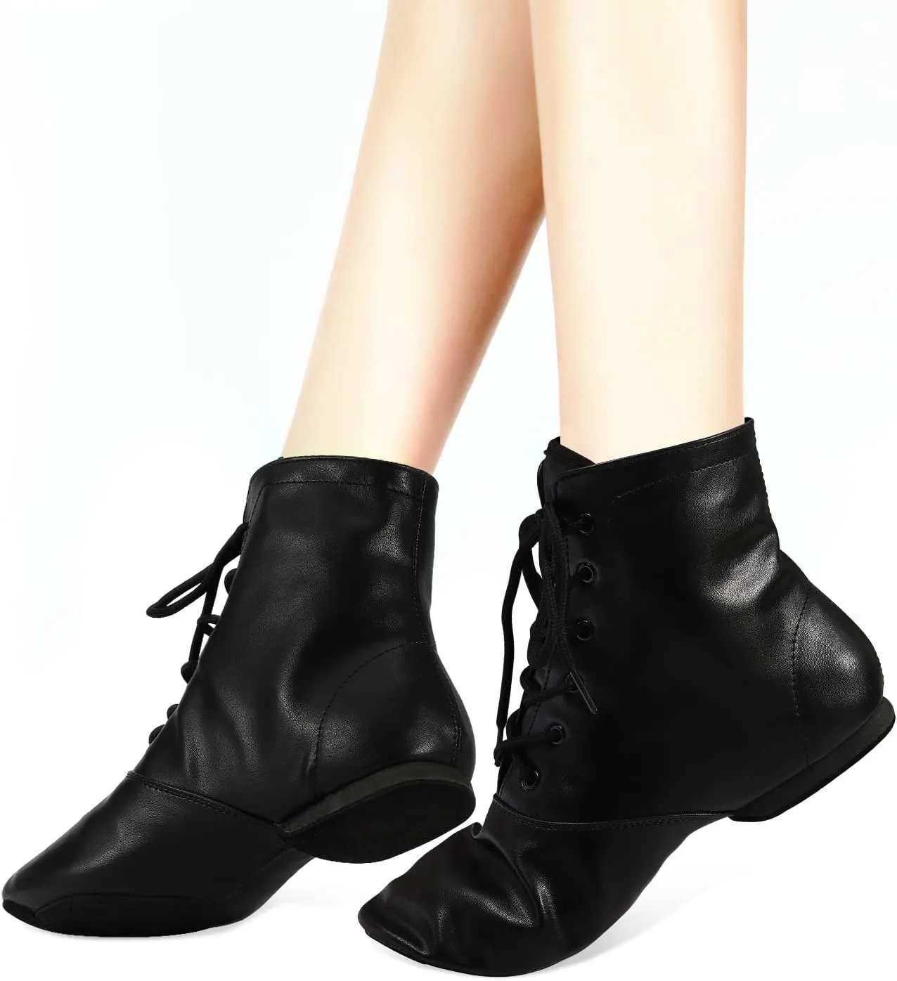 Child Jazz Boots Split Sole Leather Dance Shoes for Girls Boys (Toddler/Little Kid/Big Kid