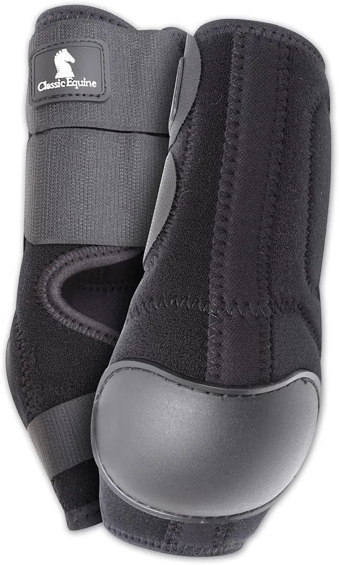 Classic Equine Men's Skid Boots, Black, One Size