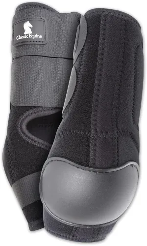 Classic Equine Men's Skid Boots, Black, One Size
