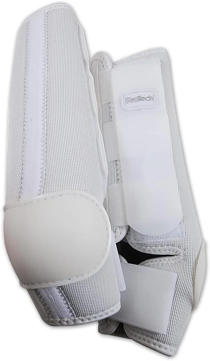 Classic Equine Pro Tech Boots Hind Medium White