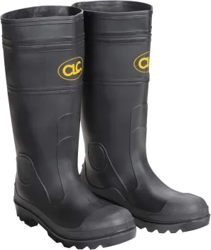 CLC Custom Leathercraft Climate Gear R230 Over The Sock Black PVC Rain Boot Size 11
