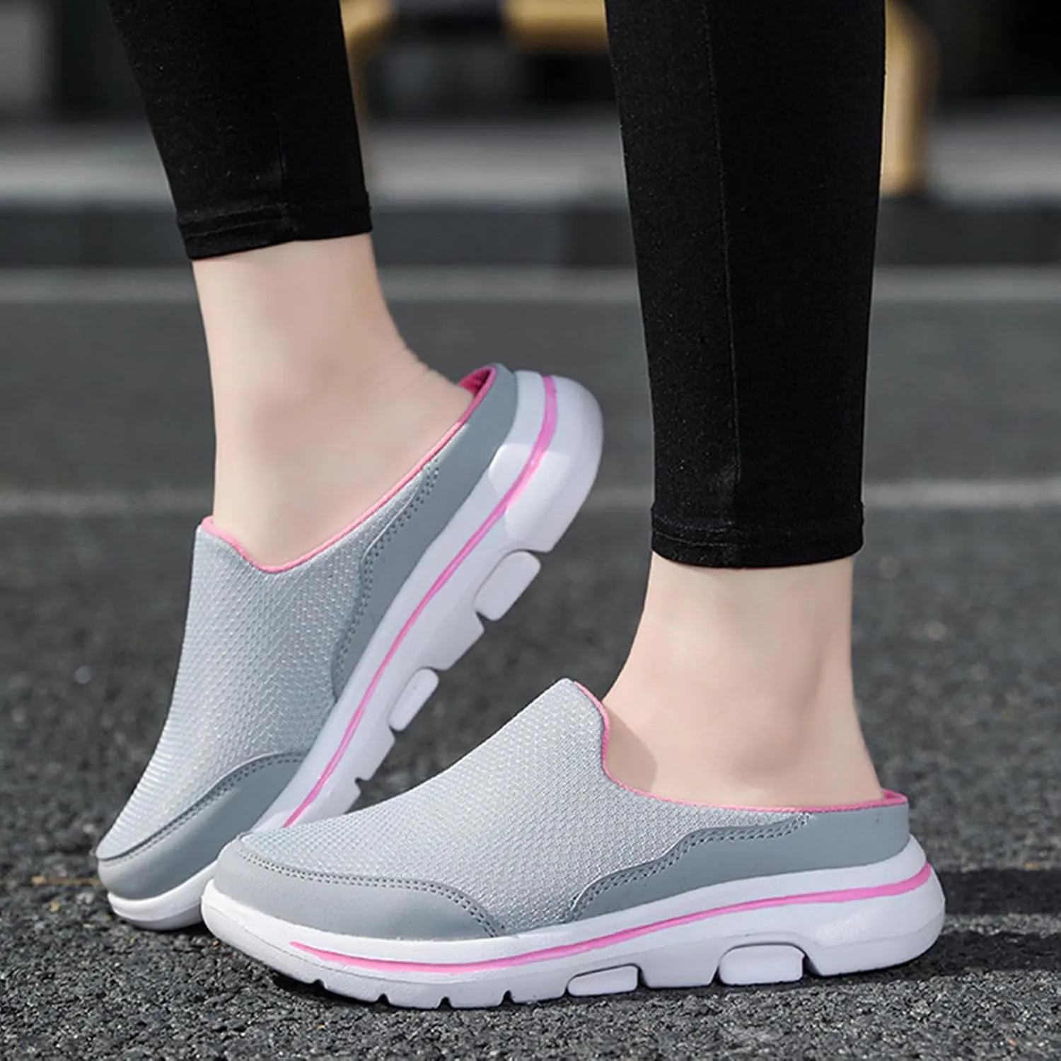 Clogs for Women Unisex Slippers Casual Clog House Shoes Comfort Slip-On Backless Walking Sneakers Summer Closed Toe Slides Breathable Slippers