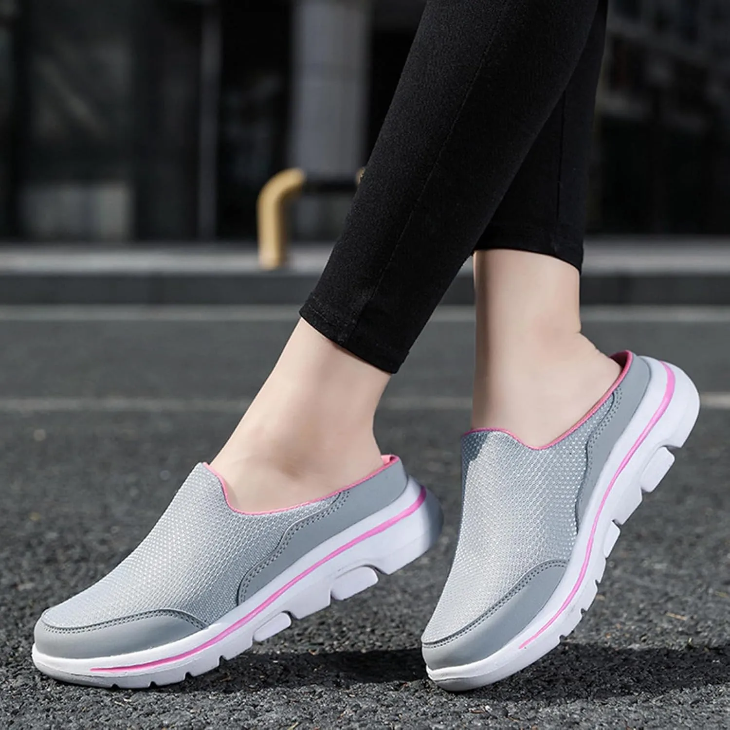 Clogs for Women Unisex Slippers Casual Clog House Shoes Comfort Slip-On Backless Walking Sneakers Summer Closed Toe Slides Breathable Slippers