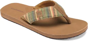 Cobian Campo Del Sol Zarape Sandals for Men – Premium Leather Flip-Flops with Arch Support – Western-Ispired Footwear for Casual Look