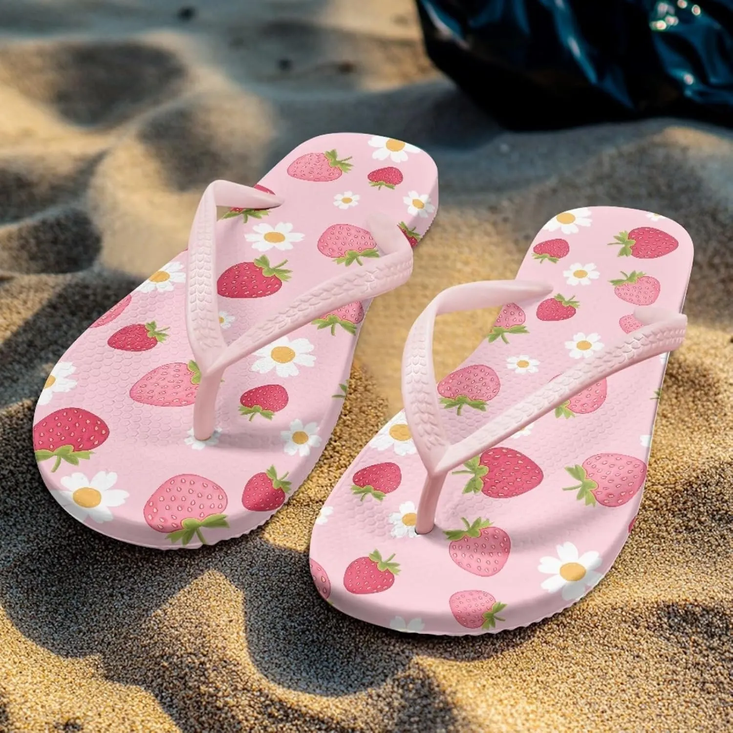 Coloranimal Flip Flops for Women Sandals Women Comfortable Womens Flip Flops House Slippers Beach Sandals Water Resistant Shower Shoes
