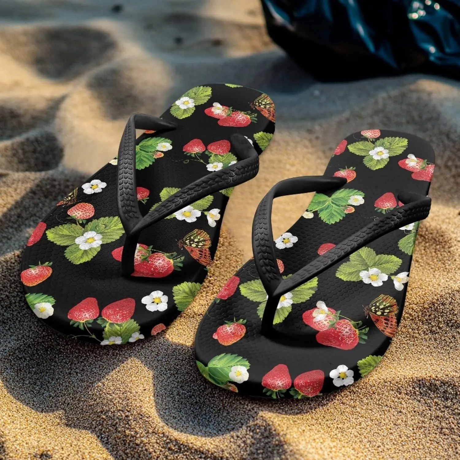 Coloranimal Flip Flops for Women Sandals Women Comfortable Womens Flip Flops House Slippers Beach Sandals Water Resistant Shower Shoes