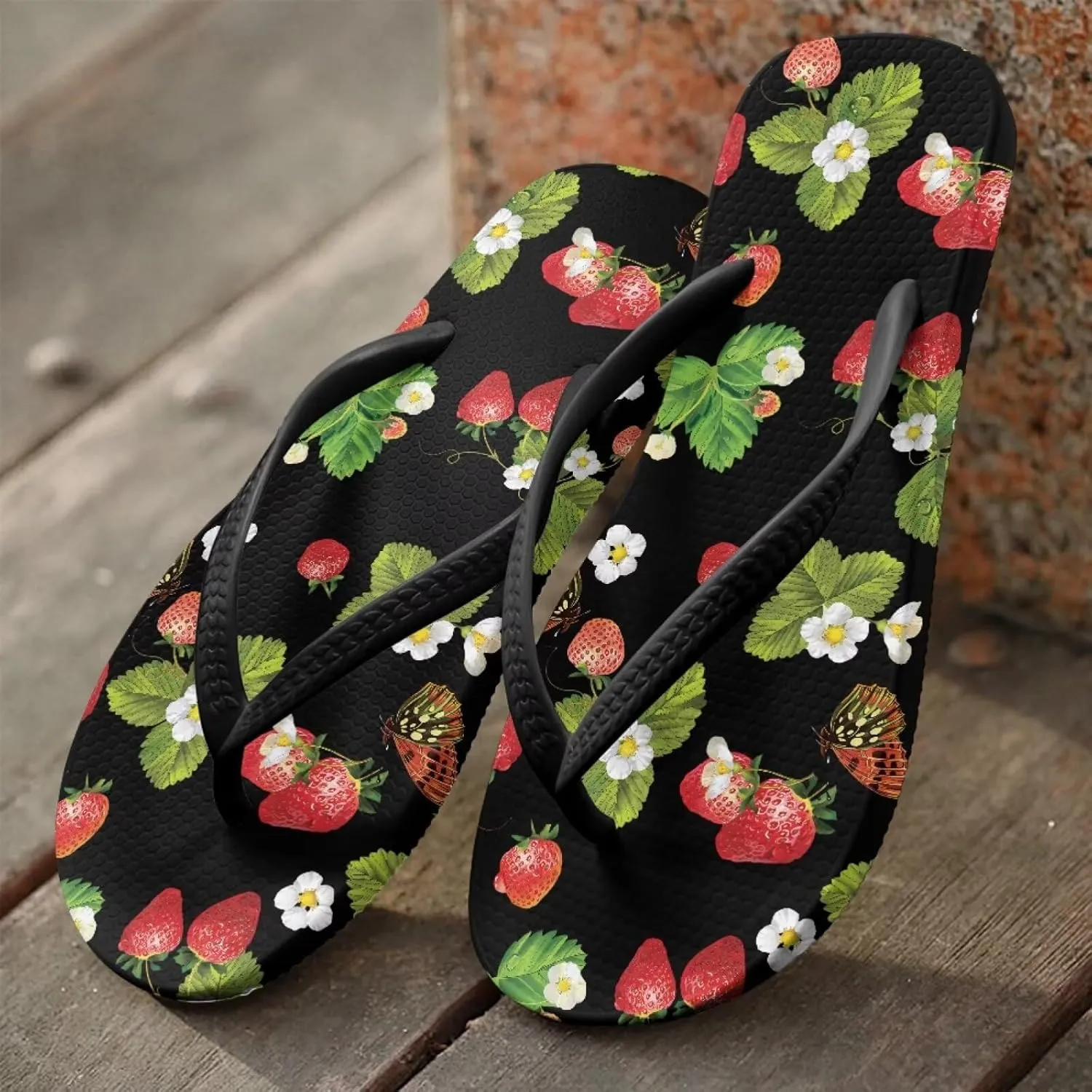 Coloranimal Flip Flops for Women Sandals Women Comfortable Womens Flip Flops House Slippers Beach Sandals Water Resistant Shower Shoes