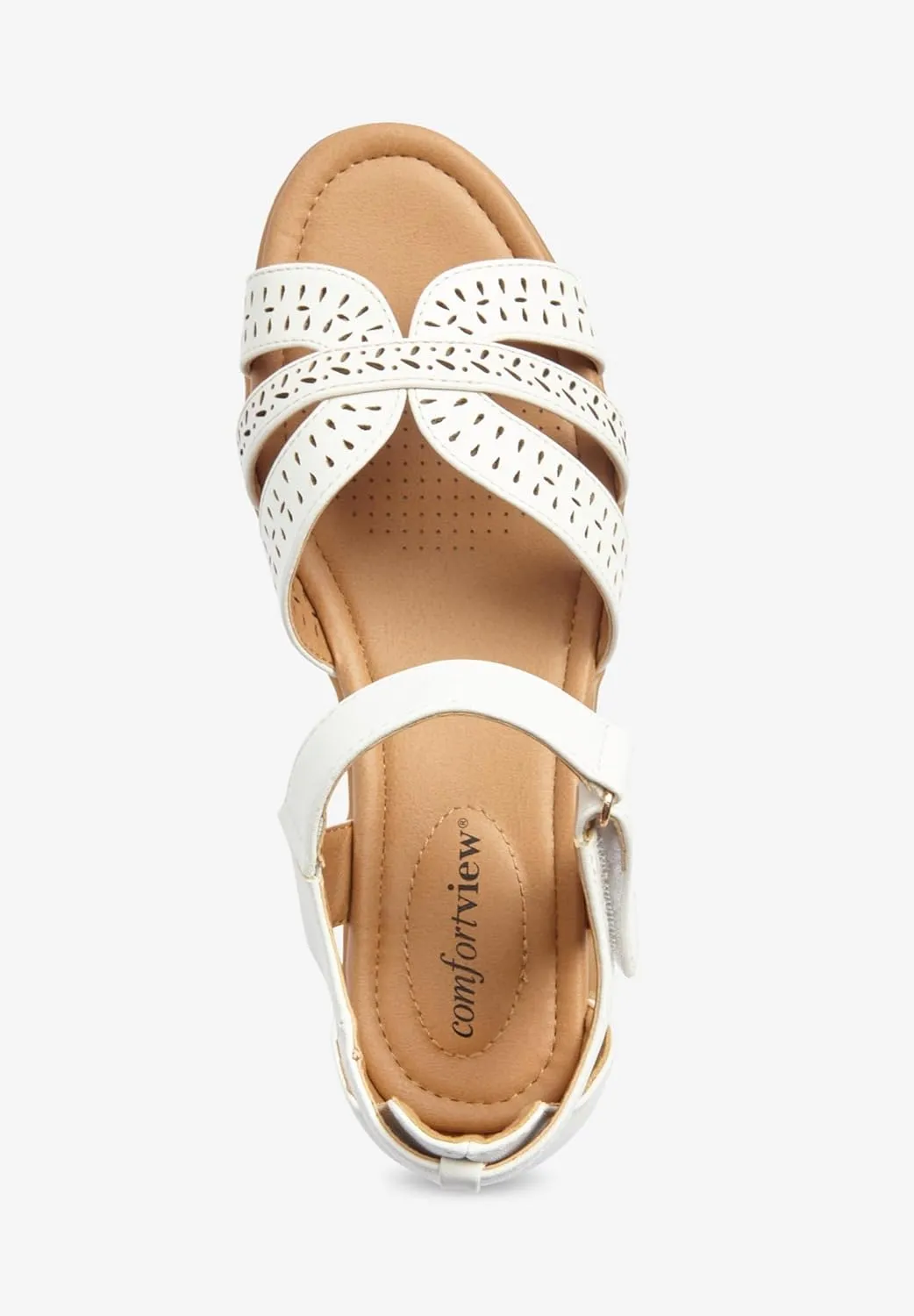 Comfortview Women's The Christiana Sandal(Wide Widths Available)