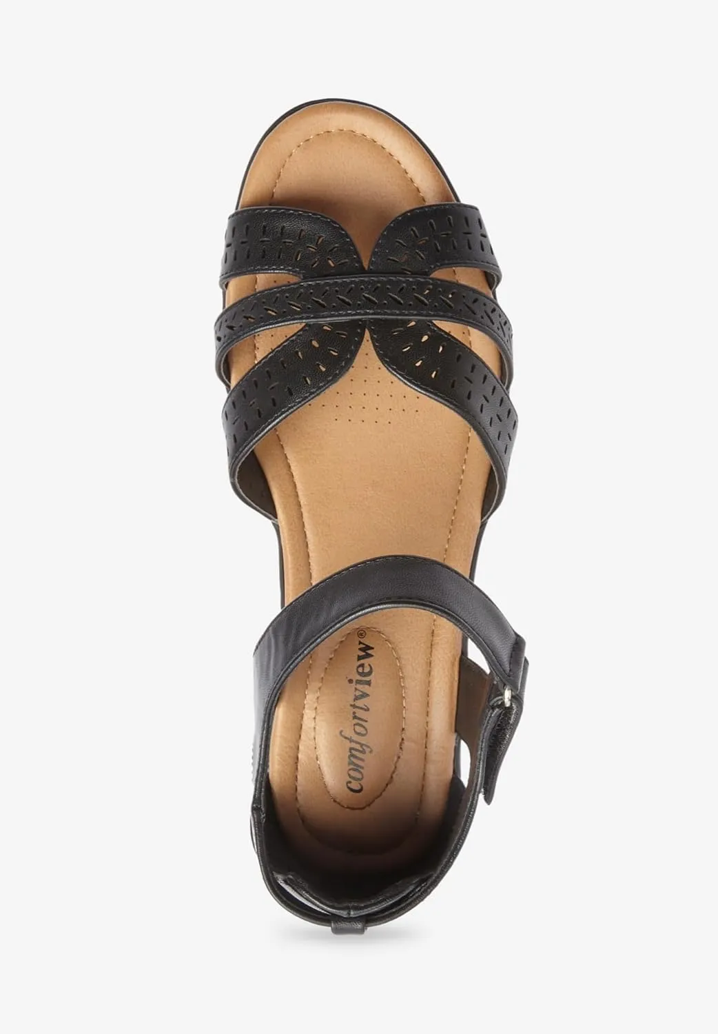 Comfortview Women's The Christiana Sandal(Wide Widths Available)