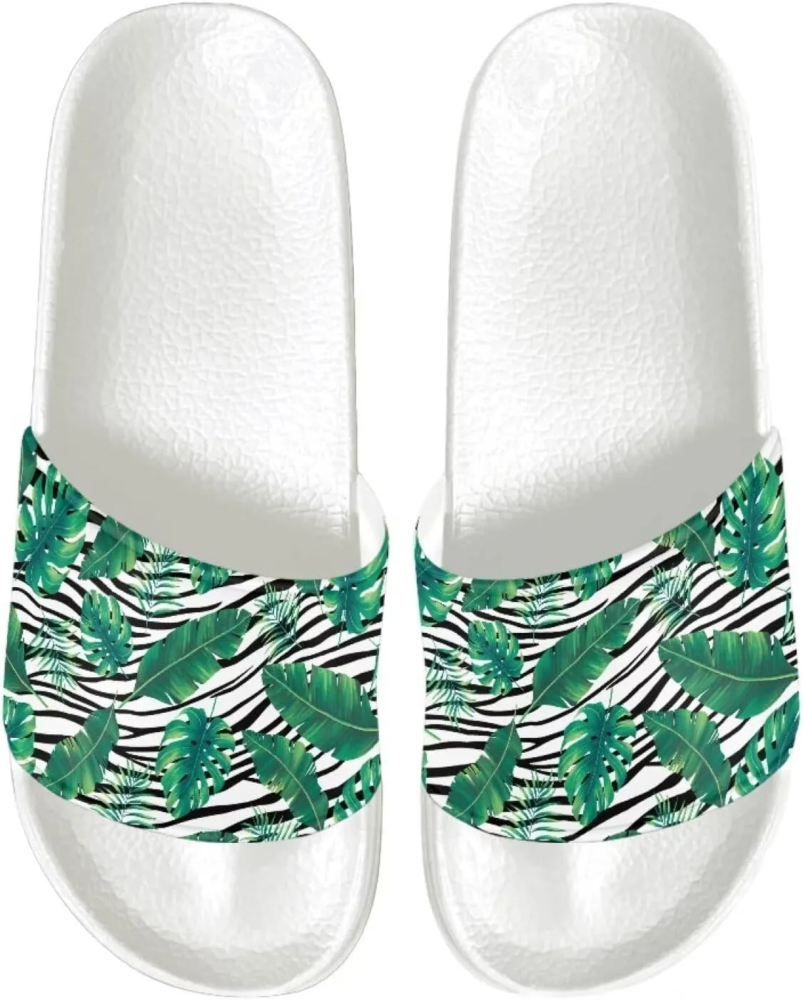 Comfy Slides for Women Supportive Walking Size 6-13.5 White