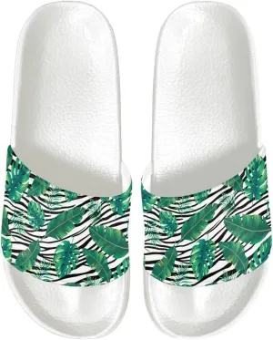 Comfy Slides for Women Supportive Walking Size 6-13.5 White